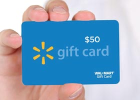 $50 Walmart Gift Card